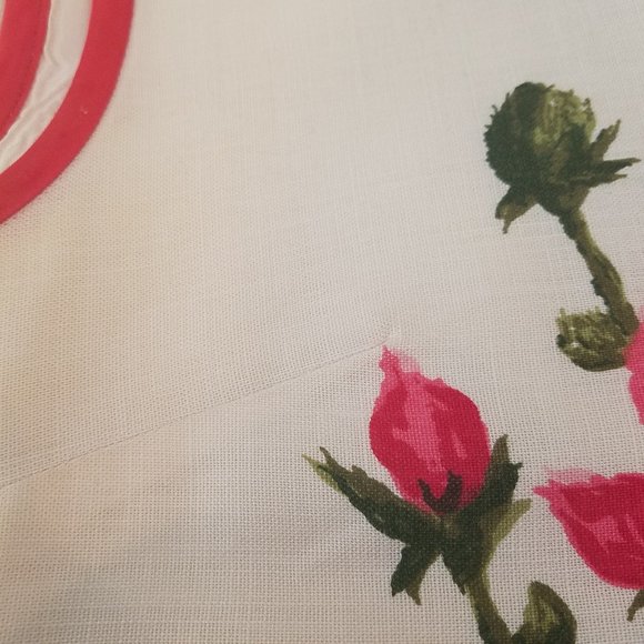 {Vintage} 60s Sheath Dress - Floral Roses - Picture 10 of 12